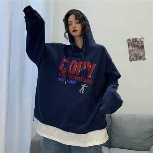 Oversized L-4XL Hoodies Women Japanese Style Sweatshirt Spring Autumn Harajuku Streetwear Tops Loose Casual Pullovers Plus Size