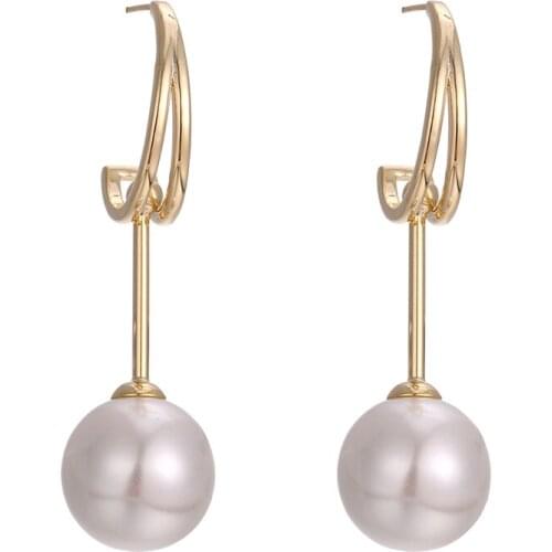 ONYSS Earrings 2021 Trend New Luxury Pearl Water Drop Shape Pendants Earrings Jewelry Drop Earrings For Women Dangle
