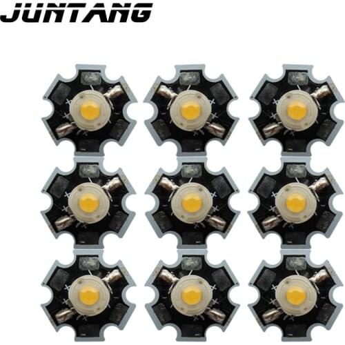 High-power led genuine USA Bridgelux chips lamp beads 3W led 45MIL chip diameter 20mm aluminum substrate 10pcs