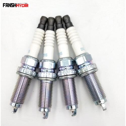 2/4/6pcs DILZKAR7C-11S 12290-5R0-003 Dual Iridium Spark Plugs For 2015-2018 Honda Fit 1.5L 122905R0003