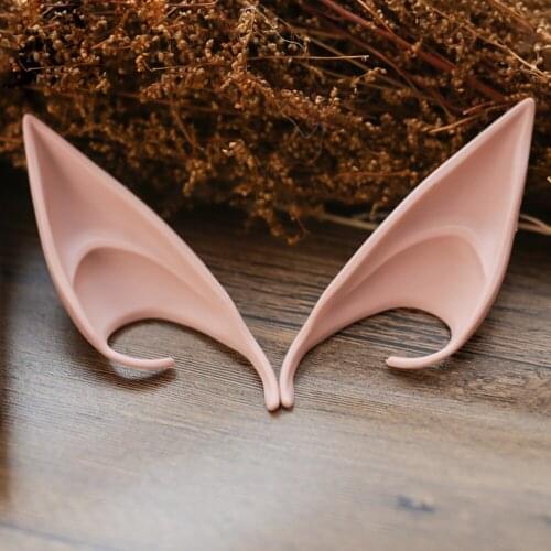 Halloween Elf Ears Mysterious Angel Elf Ears Latex Ears for Fairy Cosplay Costume Accessories Photo Props Adult Kids Toys