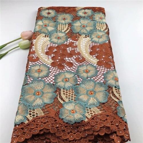 African Lace Fabric Guipure Lace Embroiderey lace African Cord Lace Fabric High Quality Nigeria Lace Fabric For Wedding HS14-20
