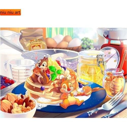 Diy Full Round/square 5d Cartoon Disney Mickey Cartoon Diamond Painting Diamond Embroidery Mosaic Rhinestone Decorative Painting