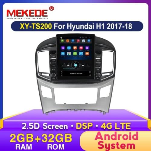 9.7INCH 2.5D Screen DSP 4G LTE Android Car Radio Video Player for Hyundai H1 Grand Starex 2015-2020 GPS Navigation 2 Din No DVD
