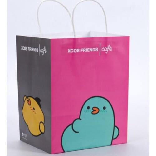 White Art Cardboard Ribbon Handle Custom Logo Luxury Packaging Custom Printed Shopping Custom Kraft Paper Bag --XP2095