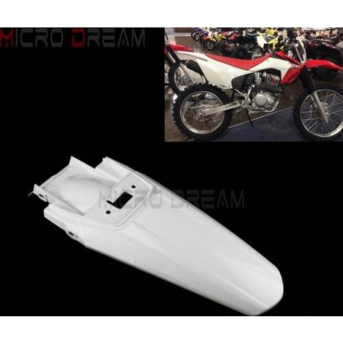 White Enduro Motocross Mudguard Plastic Rear Fender For HONDA CRF230F CRF 230F 2015-2019 Dirt Bike Mudguard Protection Cover