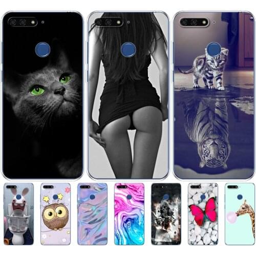 Phone Case For Huawei Honor 7C 5.7 " Inch silicon Cases Cover Soft touch Silicon TPU phone shell For Huawei honor 7c Aum-L41