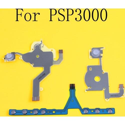 For PSP 3000 Left Right Button Function Buttons Start Home Volume PCB Circuit Keypad Flex Cable Full Set For PSP3000, 30pcs
