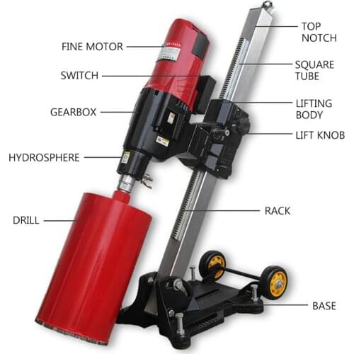 JT-350B Horizontal With Angle Diamond Drilling Machine Rhinestone