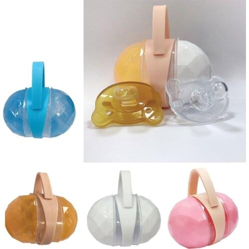 Baby Box Pacifier Baby Soother Container Holder Box Travel Storage Case Safe Holder Pacifier Plastic Box