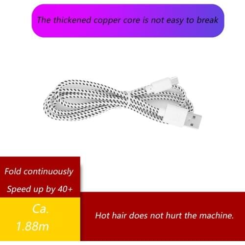 Micro USB Cable 1m 2m Fast Charging Nylon USB Sync Data Mobile Phone Android Adapter Charger Cable for Samsung Cable