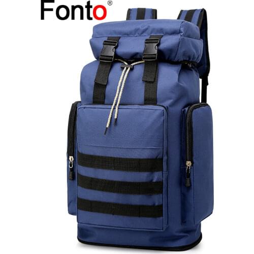 Mens Backpack Large Capacity Outdoor Sports Backpack Camouflage Mountaineering Bag Waterproof Hiking Cross Country Riding Bag