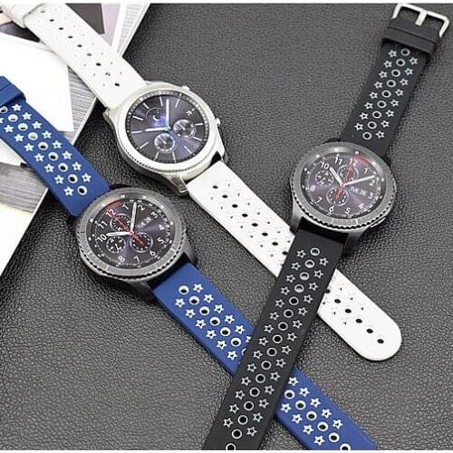 For Huami Watch 22mm Soft Silicone Watch Band For Huawei Watch 2Pro Strap For Samsung GearS3 Huami Watch High Quality Bracelet