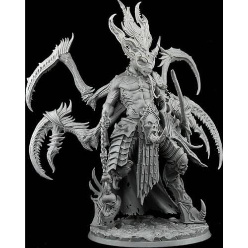 New Unassembled 190mm ancient fantasy man warrior (WITH BIG BASE ) Resin Figure Unpainted Model Kit