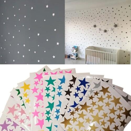 DIY Removable Starry Stars Stickers KIDS Room Bedroom Wall Decor vinyl Star Decal Wallspaper 39pcs/set