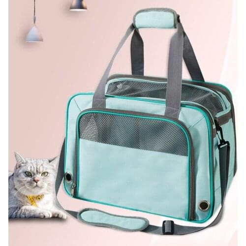 Cat Shoulder Bag Oxford Cloth Pet Single Backpack Comfort Breathable Dog Carrier Bag Puppy Backpack Travel Handbag Pet Products