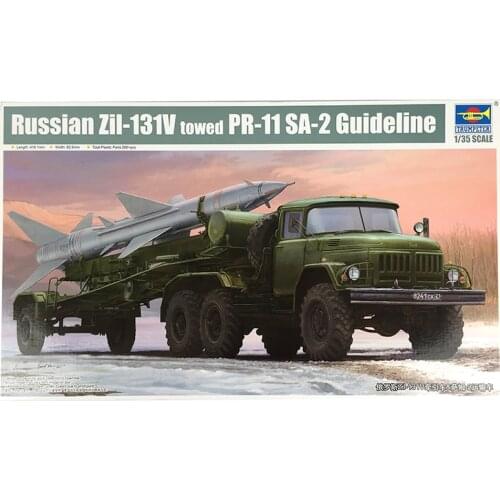 Trumpeter 01033 1/35 Scale Russian Zil-131V Towed PR-11 SA-2 Guideline Model TH07041-SMT6