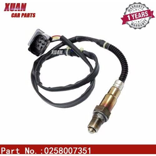 High Quality Oxygen O2 Lambda Sensor 0258007351 For TT Quattro Volkswagen Beetle EuroVan Golf Volkswagen Je tta