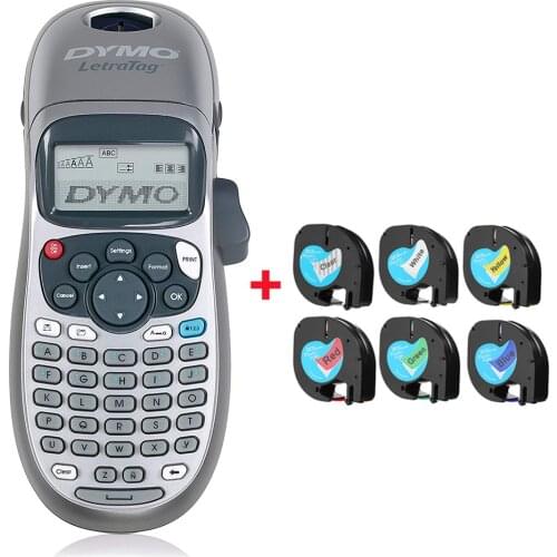 Dymo LetraTag LT-100H Handheld Label Maker Compatible for 12mm Letra Tag 91201 91200 12267 91202 Label Tapes
