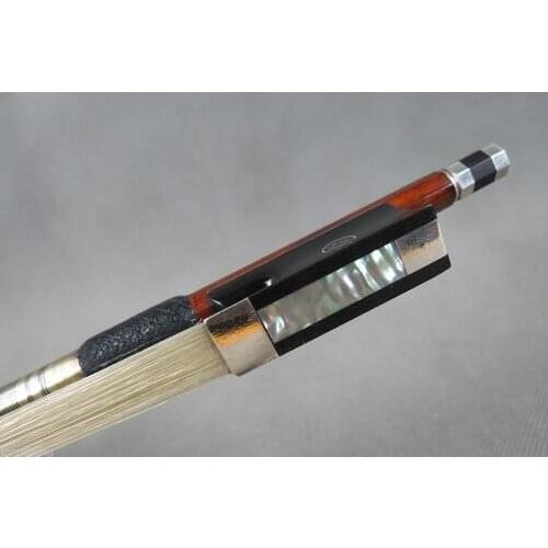 1pcs Professional advanced powerful Pernambuco Violin bow 4/4,silver mount