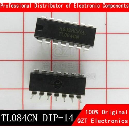 10PCS TL084CN DIP14 TL084 DIP 084CN DIP new and original IC