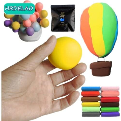100g DIY Slimes Soft Clay Light Weight Modeling Air Dry Ultralight Clay Polymer Clay Supplies Fluffy Glue Toys for children Gift