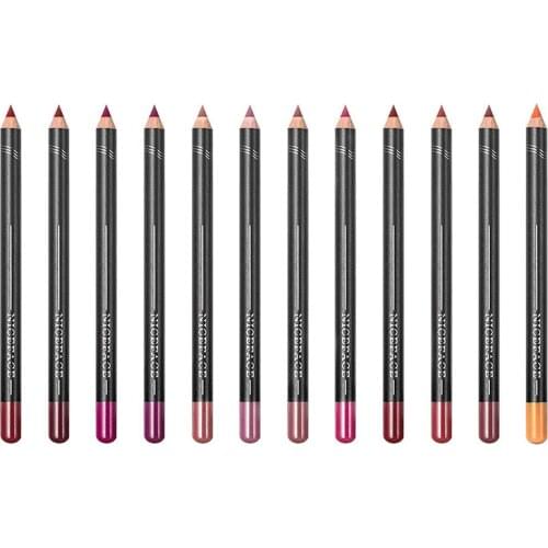 12 colors charming lip makeup lip liner women charming lipstick waterproof long-lasting soft lip makeup tool