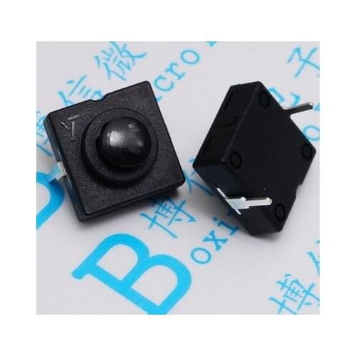 20pcs flashlight switch button switch 12 * 12 * 9.4mm flashlight 2 foot switch self-locking switch 12 12 9.4