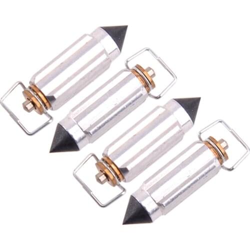 New 4Pcs Carburetor Carb Float Valve Needle Kit Fit For Yamaha xc180 riva sr250 exciter fzr400 fj600 fz600 Suzuki gsxr750 gs500e