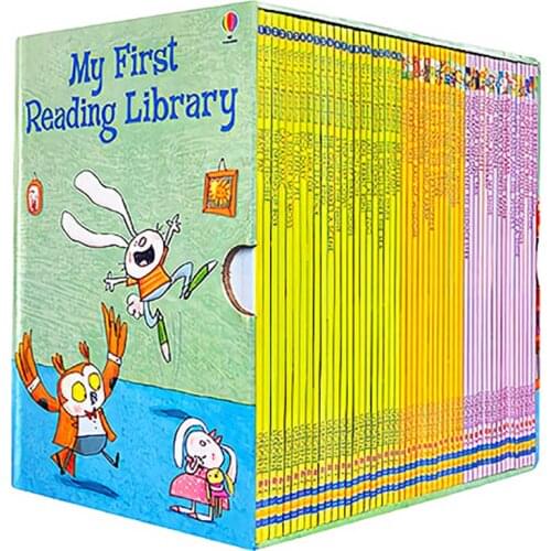 50 Books/Set Usborne My First Reading Library English Picture Books Baby Early Childhood Words Learning Gift For Kids