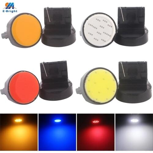 100X T20 7443 COB 12SMD 12Led W21/5W Auto Car Signal Reverse Brake lights W21W 7440 12V DC Car Styling