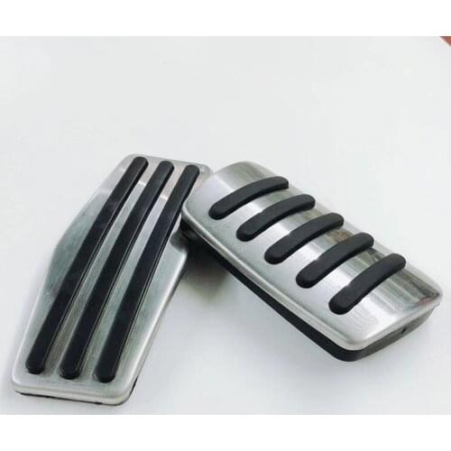 Car Accessories For Cadillac XTS AT Automatic Accelerator Gas Brake Stainless Steel Foot Rest pedals Pad Plate Stickers