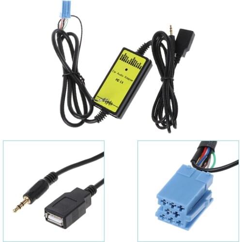 Car Audio MP3 Interface CD Adapter Changer AUX SD USB Data Cable Mini 8P CD Changer Decoder For VW Skoda