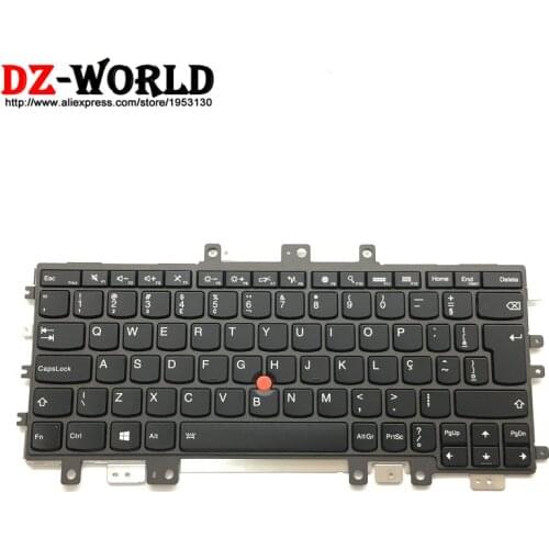 BR PT New/Orig for Thinkpad HELIX 2nd 20CG 20CH Portuguese Brazilian Backlit Keyboard Backlight Teclado 00JT588 00JT628 00UR042