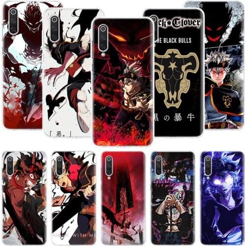 Black Clover Asta Anime Phone Case For Xiaomi Redmi Note 10 9 8 Pro 9S 8 8T 7 6 5 6A 7A 8A 9A 9C 4X S2 K20 K30 Art Cover Coque