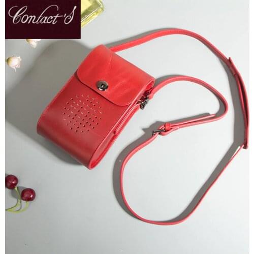 Красные женские сумки Contact’S China At AliExpress