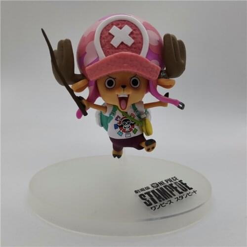 2021 new arrival Japanese original anime figure one piece Tony Tony Chopper action figure collectible model toys for boys