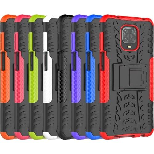 For Xiaomi Mi Note 10 Pro Redmi Note 9S 9 Pro Max 8 8T Pro Case Original Luxury Armor Bumper Stand Protection Soft Back Cover