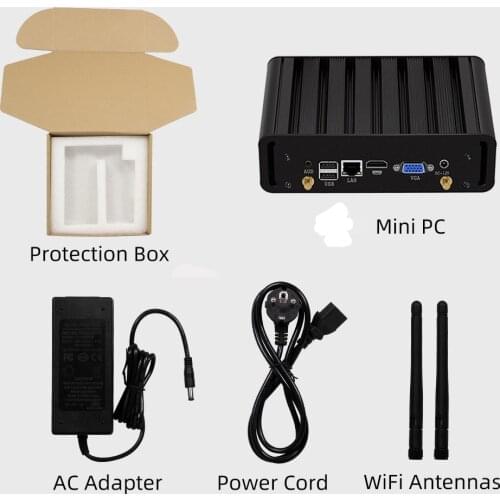 Hot selling Mini PC with fan i5 DDR4 gaming computer HD VGA dual display win10 cheap pocket pc