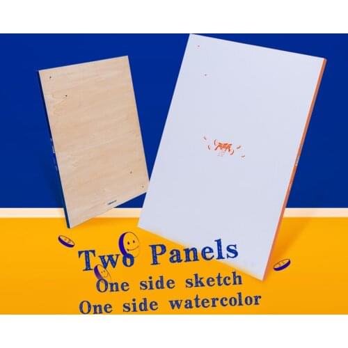 HIMI Double Used Sketch Easel Wooden Board Artist Tabletop Drawing Board Stand Easel For Watercolor Oil Painting Art Supplies