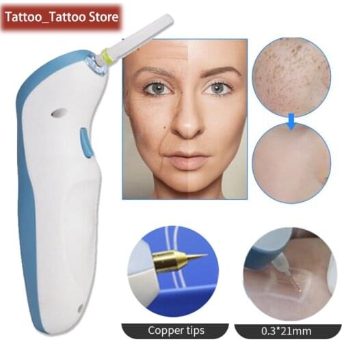 Maglev Plasma Pen Eyelid lifting Pen Laser Plasma Tattoo Freckle Dark Spot Remover Wart Removal Beauty Machine With 3pcs Needle