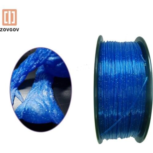 ZOVGOV 3D Printer Filament 1.75mm Twinkling Color Series 1KG(2.2lbs) Brand New Composite PLA Material