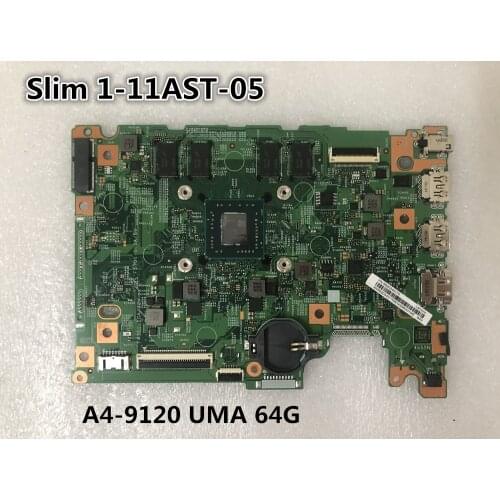Original laptop Lenovo ideapad Slim 1-11AST-05 Motherboard CPU A4-9120E UMA 64G FRU 5B20S43170