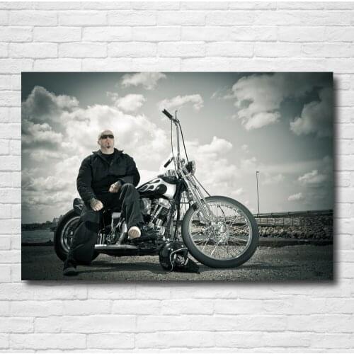 Superbike Biker Vintage Motorcycles Wallpaper Wall Art Posters Canvas Print Modern Painting for Home Decor
