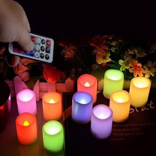 3pcs Candle Smart Remote Control Candle LED Light especially good for parties, holidays Drop shipping