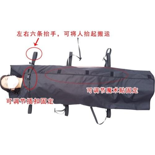 Oxford Cloth Restraint Belt Fixed Carrying Pad For The Elderly Paralyzed Lifting Blanket With Six Handles