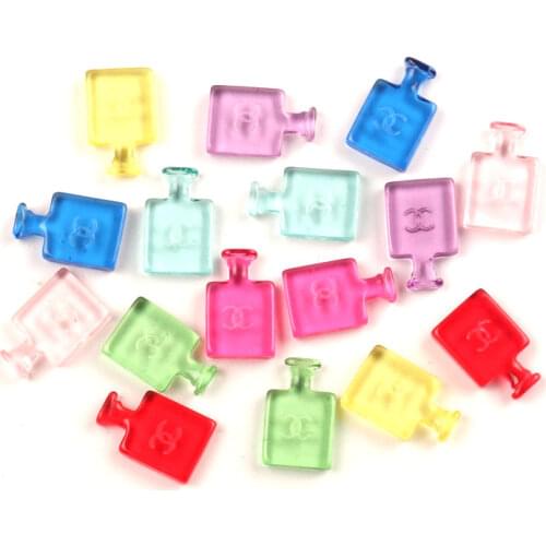 20Pcs Mixed Perfume Bottle Resin Decoration Crafts Flatback Cabochon Embellishments For Scrapbooking Diy Accessories