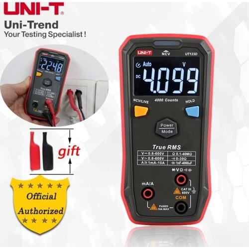 UNI-T UT123D Fully intelligent anti-burning automatic identification Digital Multimeter electronic electrician maintenance table