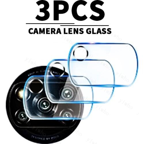 3PCS Tempered Glass for Xiaomi Poco X3 Pro NFC Protective Glas Pocophone Pocco X3pro X3nfc x 3 Camera Lens Film Safety Protector