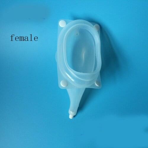 Female Silicone urine collector diurette bed ventilation breathable elderly urine bag hemiplegia disabled incontinenceSZ